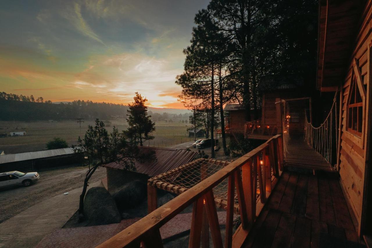 Wooden Inn - Cabanas Boutique Y Bubble Glamping En Creel Luaran gambar