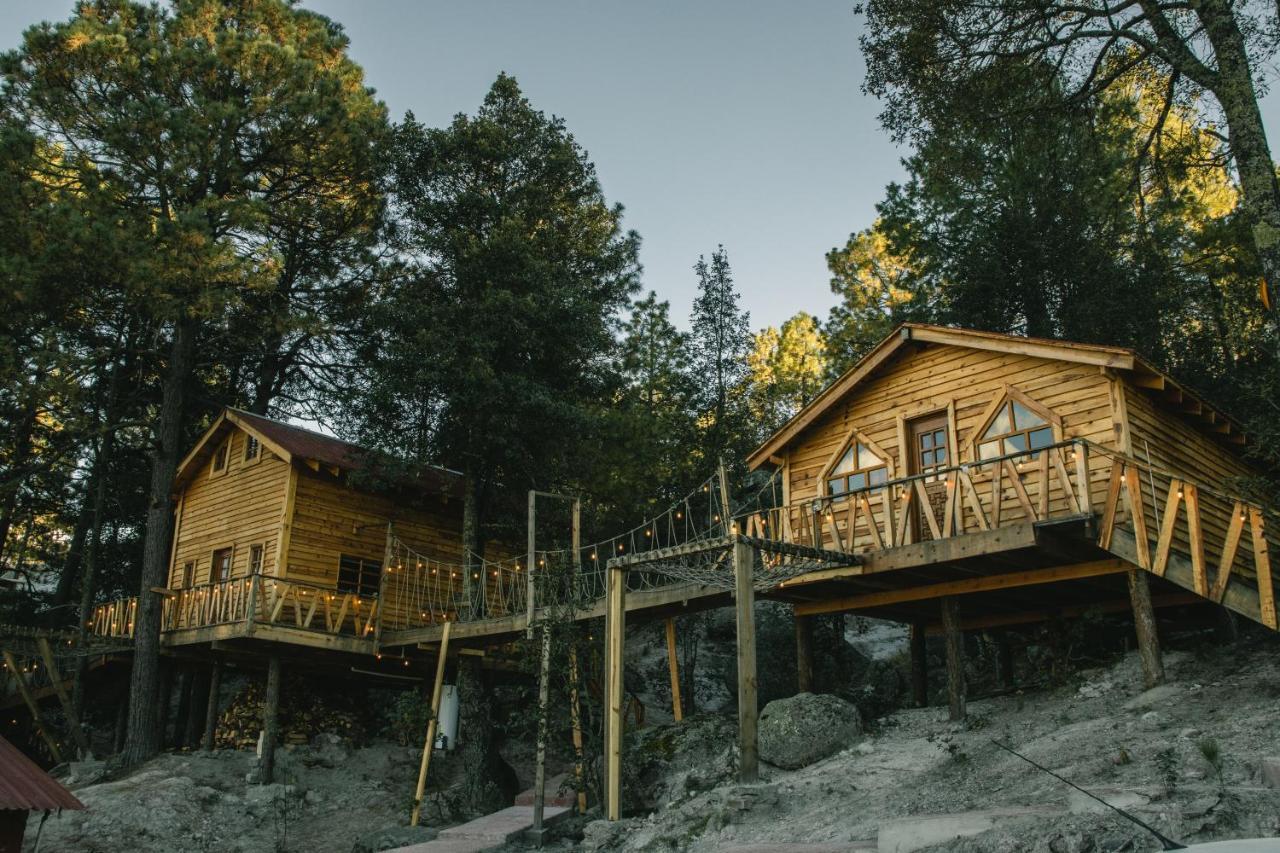 Wooden Inn - Cabanas Boutique Y Bubble Glamping En Creel Luaran gambar